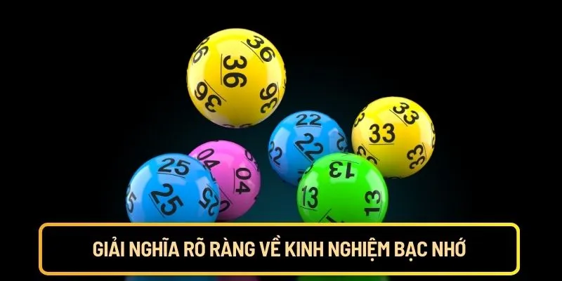 Giải nghĩa rõ ràng về kinh nghiệm bạc nhớ